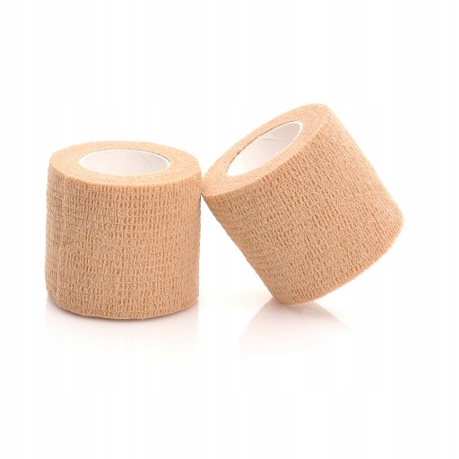 Samolepiaci súdržný obväz 4,5 cm x 5 m, béžový
