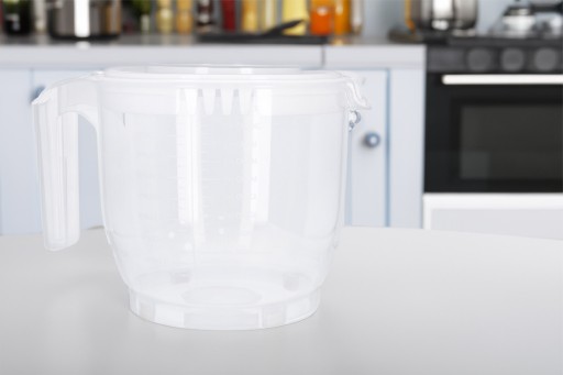KUCHYŇSKÁ ODMERKA, 2,2l mixovacia nádoba s vekom, priehľadná rukoväť