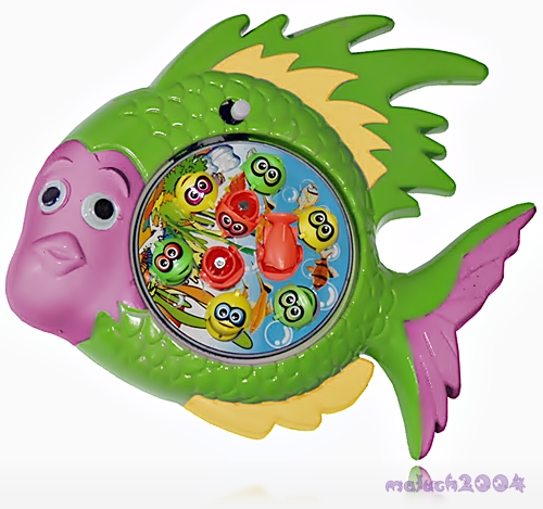 FISH FISHING arkádová hra s magnetom, RYBOU a RYBOU Prútikom, navíjanie