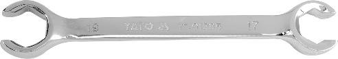 Polootvorený očkový kľúč 17 x 19 mm YATO YT-01385
