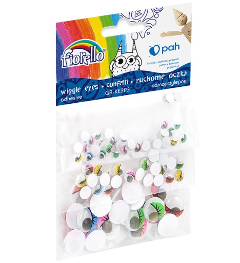 Confetti Fiorello GR-KE3P3 samolepiace oči s mihalnicami