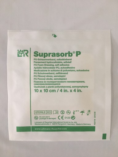 Suprasorb P penový obväz 10x10cm L&R