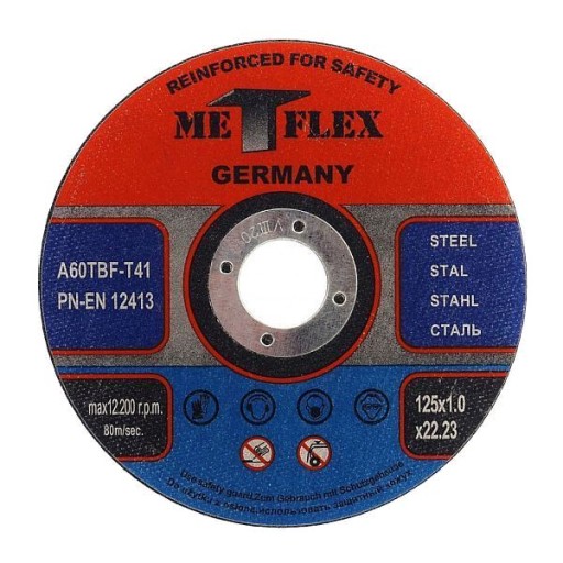 DISK 125X1mm NA REZANIE KOVU,OCELE,LIATINY