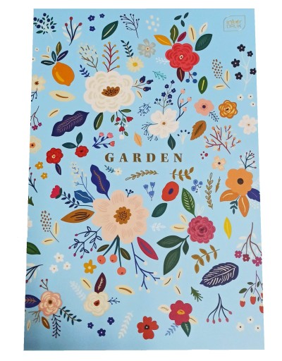 Zápisník Garden Interprint s mriežkou A4/60