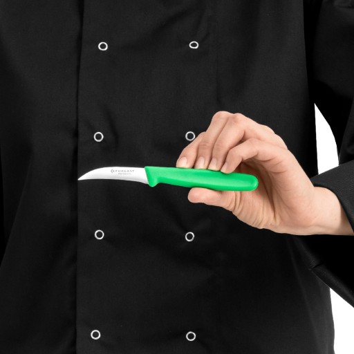 KUCHYNSKÝ NÔŽ NA ZELENINU HACCP ZELENÝ 6,5CM FORGAST FG01855