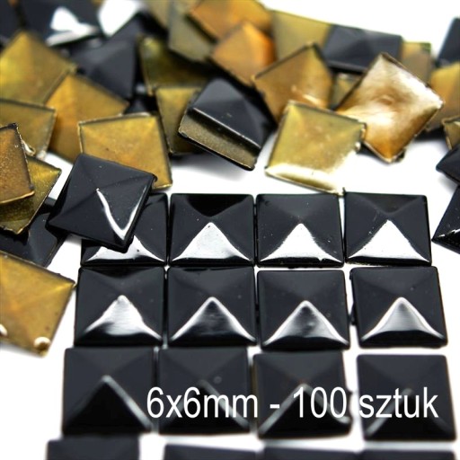 Pyramídy Thermojet Jets Black 6mm 100ks