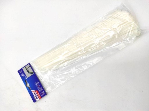 Sťahovacie pásky, 300x3,6, bezfarebné, 100 ks
