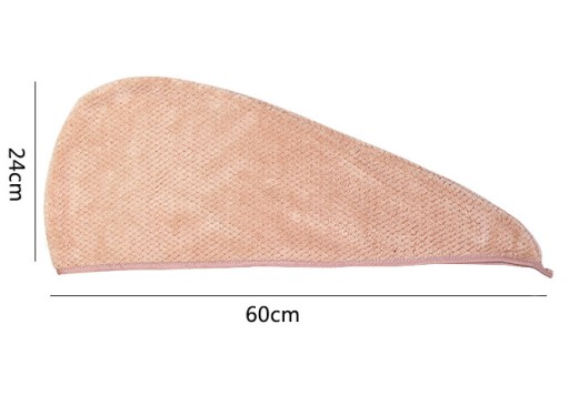 Uterák na vlasy | turban z mikrovlákna | RUŽOVÁ