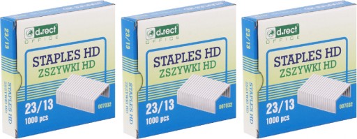 OCEĽOVÉ KANCELÁRSKE SVORKY 23/13 1000 ks x3 bal