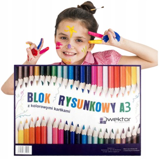 VEKTOROVÝ BLOK VEĽKÝ A3 FAREBNÝ PAPIER A3