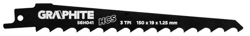 HCS pílový list priamočiary 150mm 3TPI 2 ks