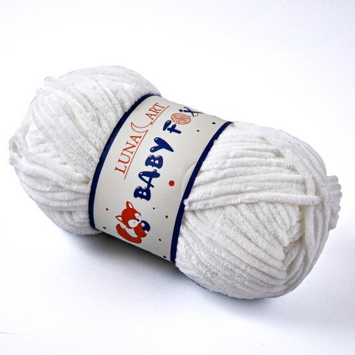 Polyesterová priadza Baby Fox - Luna Art - 1, 100 g, 120 m