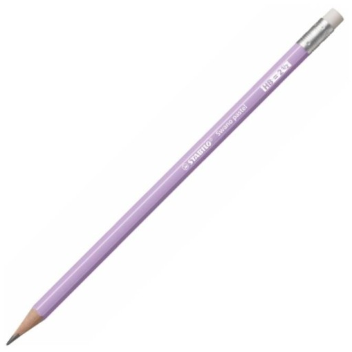 ceruzka s gumou HB SWANO PASTEL STABILO LILA