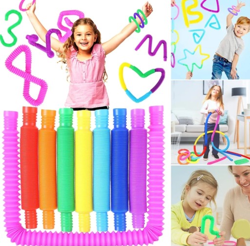 POP SENSORY TRUBICE 10 KS, NAJVÄČŠIE 65cm