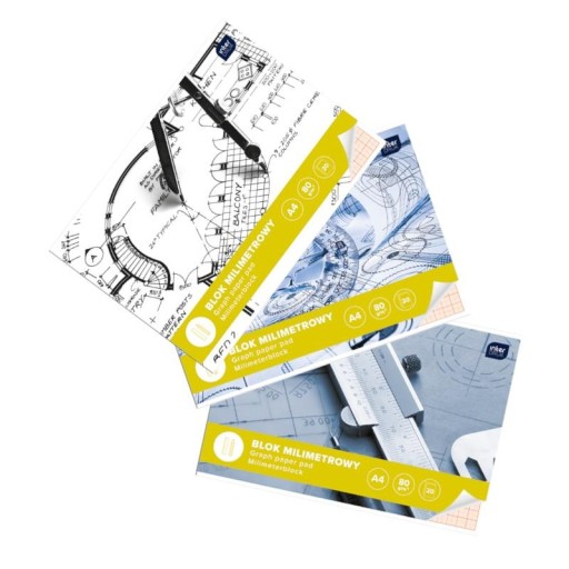 Milimetrový blok Interprint A4 20K 80g/m2