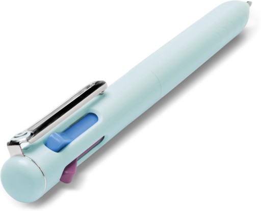 Automatické guľôčkové pero Pentel iZee 0,7 4 farby v 1 viacpero Mint