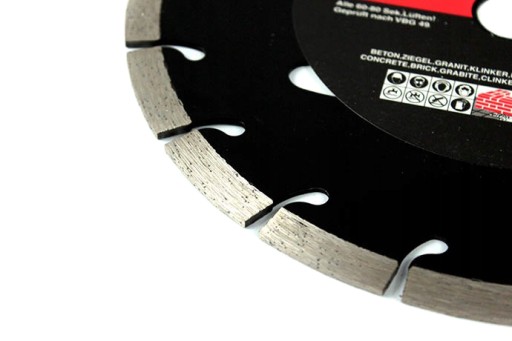 DIAMANTOVÝ DISK NA BETONOVÉ TEHLY KOCKA 125 x 22,2 MM SEGMENTOVANÝ KAMENER