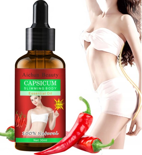 CAPSICUM CHILI HORÚCI OLEJ, SCHUDNÚCI, VYHLADZUJÚCI POKOŽKU, DETOX NA CELULITÍDU
