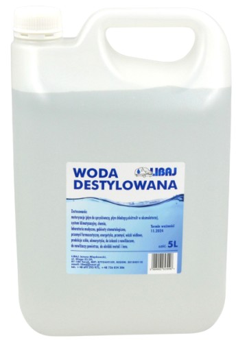 5 l destilovanej vody na žehličku