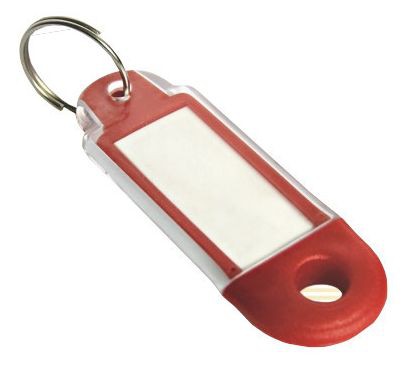 PRÍVESKY, KĽÚČENKY, IDENTIFIKÁTORY KĽÚČOV, ČIERNA, 10 ks.
