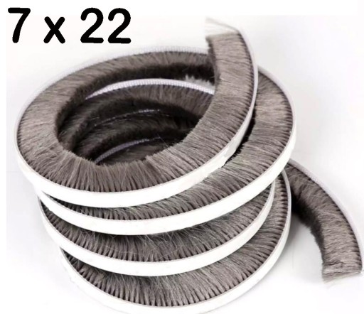 Ozvučovacia kefa, tesnenie na šatník 7x22 mm, LEPIDLO