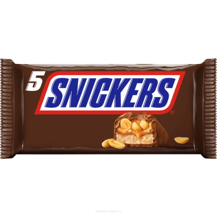 Snickers Bar Nuts Čokoládový nugát 5x50g