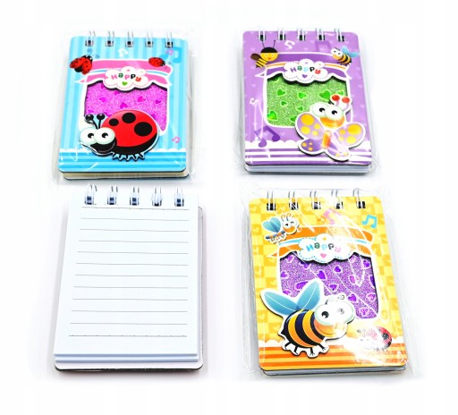 LIENKA BEE BOTTERFLY NOTEBOOK RÔZNE FARBY