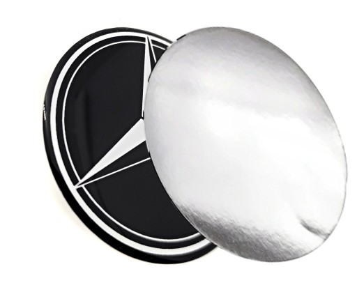 Silikónový emblémový odznak 55mm pre Mercedes 5,5cm