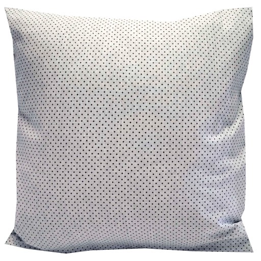 Bunda obliečka na vankúš 40x40 Čierna bodka