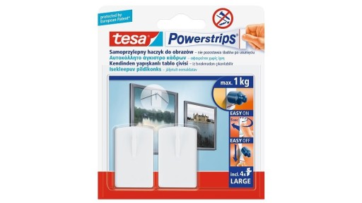 Samolepiace háčiky na obrázky POWERSRIPS 2 ks
