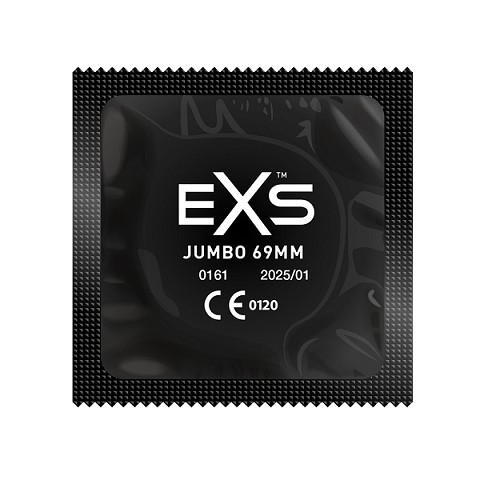 EXS JUMBO XXL kondómy 69 mm VÄČŠÍ 25 ks.
