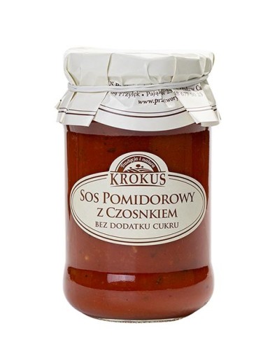 Paradajková omáčka s cesnakom 340g KROKUS