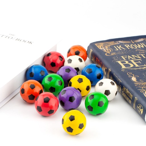 10x LOPTY LOPTY GUMOVÉ LOPTY SKOKÁ ZMYSELNÉ FUTBALOVÉ LOPTY 27mm