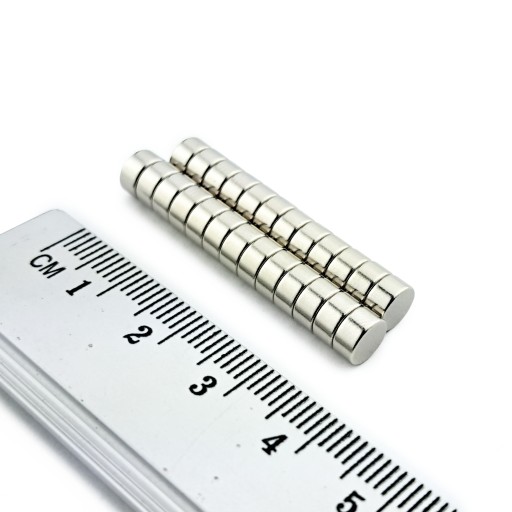 VALEC NEODYMOVÝ MAGNET 6x3 N38 SADA 25 ks
