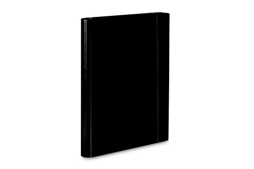 Leporelo s gumičkou A4 4 cm VauPe čierna