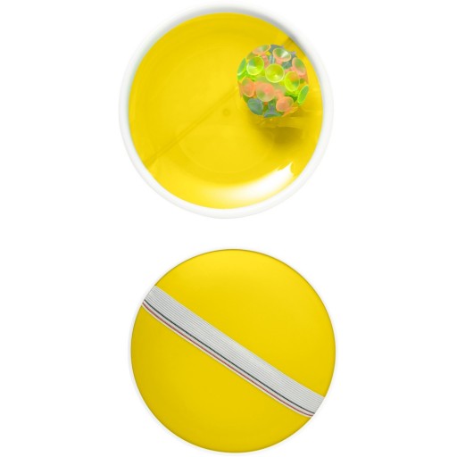 Záhradná lopta BEACH GAME s prísavkami, 2 pádla