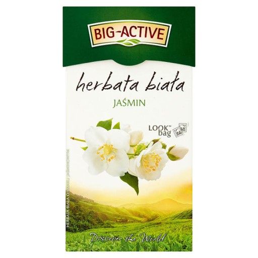Big-Active jazmínový biely čaj 30 g (20 x 1,5 g)