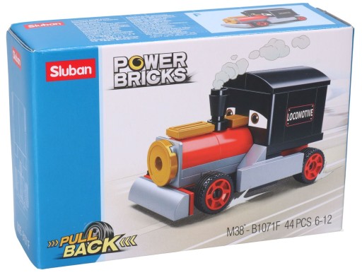 Bloky Sluban AUTO s očkami CARS 8 vzorov POWER BRICKS 6632