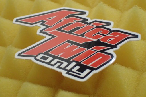 NÁLEPKA HONDA AFRICA TWIN ONLY STICKER x2 7,1 x 4,5 cm