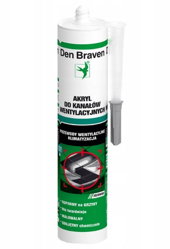 Akryl na vetracie potrubie Grey Den Braven