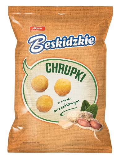 AKSAM Beskidzkie Chrupki s orieškovou príchuťou 85 g