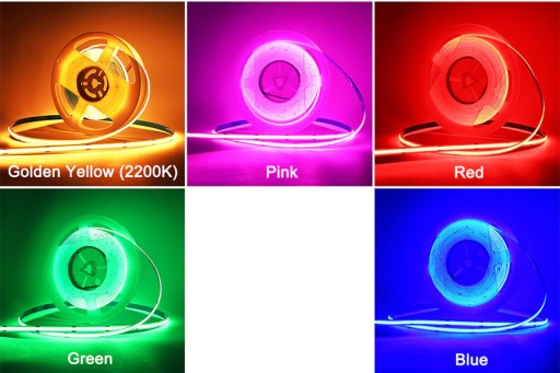 COB LED PÁS ip20 12V 12w/m neónový ČERVENÝ 1m