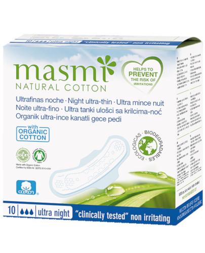 Masmi tenké bavlnené nočné vložky, eko, 10 ks