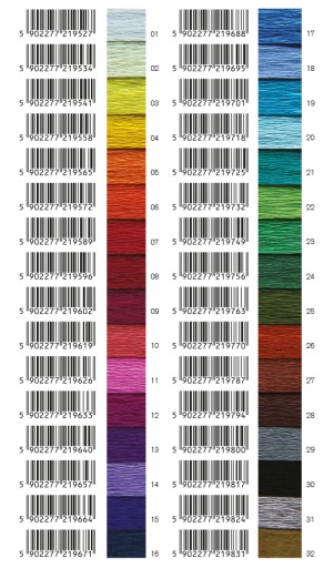 Azúrový krčený hodvábny papier 20 Interprints
