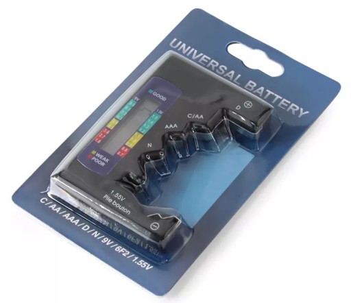 Digitálny LCD tester batérií a akumulátorov