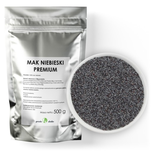 MODRÝ MAK čerstvý prémiovej kvality 500g