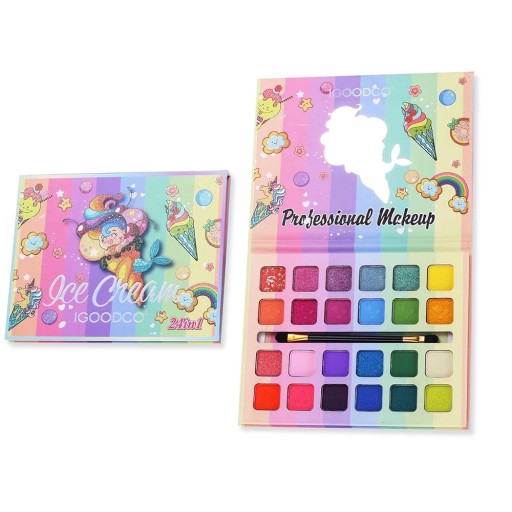 MAĽBY OČNÝCH TIEŇOV PRE DIEVČATSKÝ MAKE UP