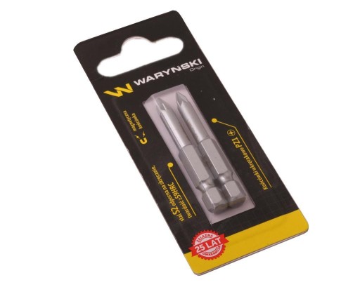 Skrutkovacie bity PZ1 50 mm Waryński sada v dvojdielnom blistri