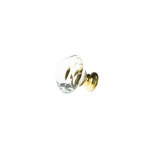 KRYŠTÁLOVÁ RÚČKA 30mm GOLD CRYSTAL