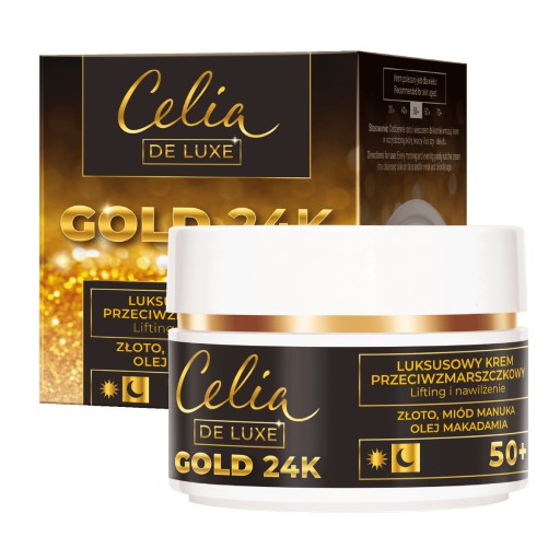 Celia Gold Krém na tvár proti vráskam 50+